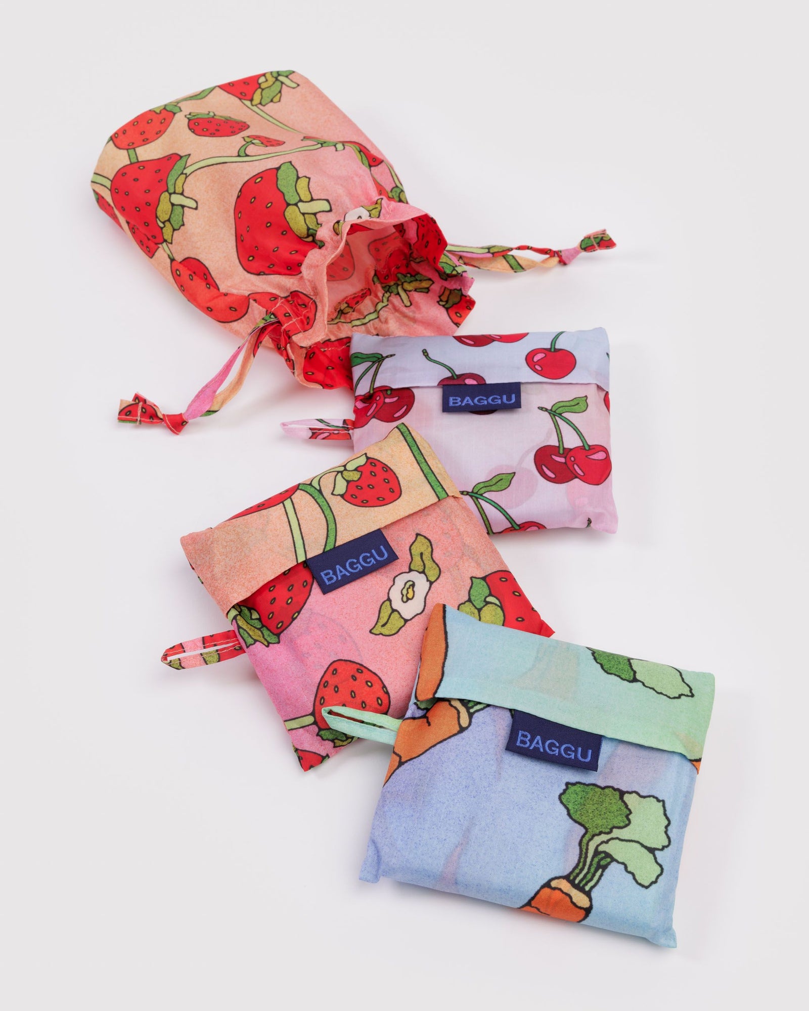 Standard Baggu Set of 3 - Carrots & Berries