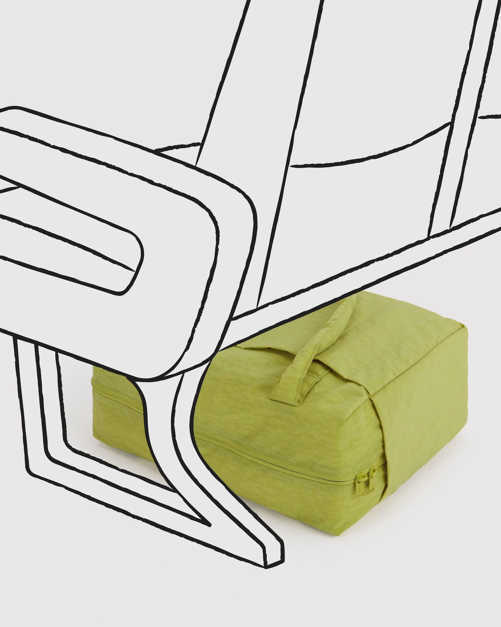 Small Cloud Carry-On - Chartreuse