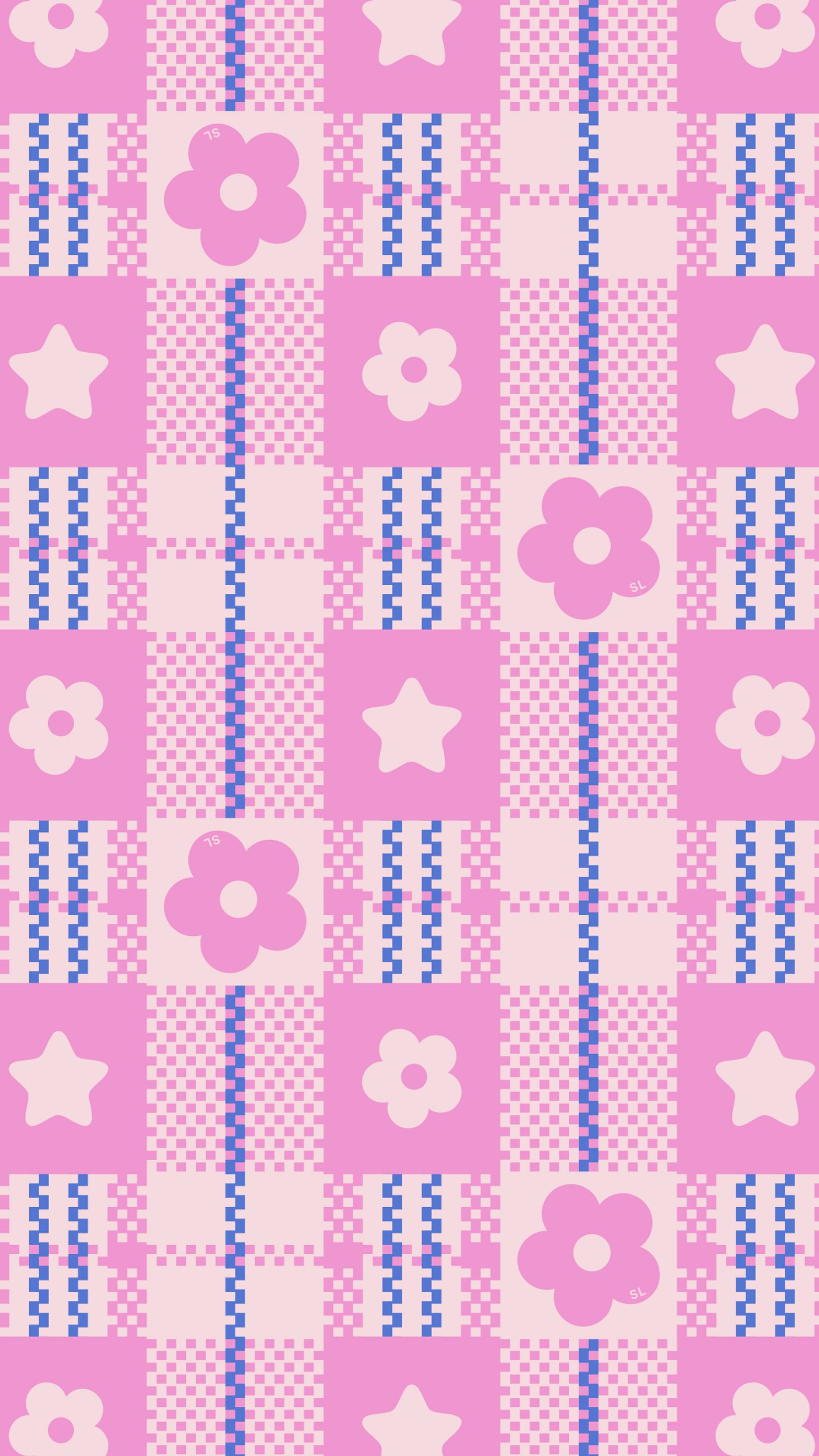 Market Plaid Pink