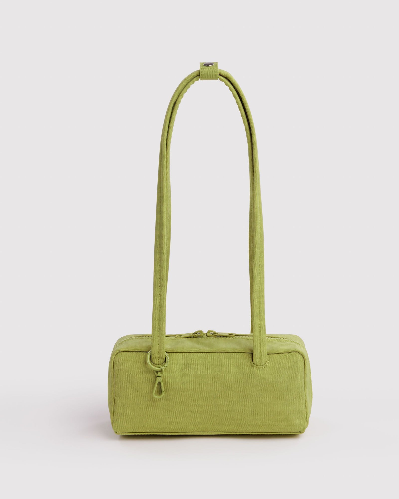 Small Nylon Bowler Bag - Chartreuse