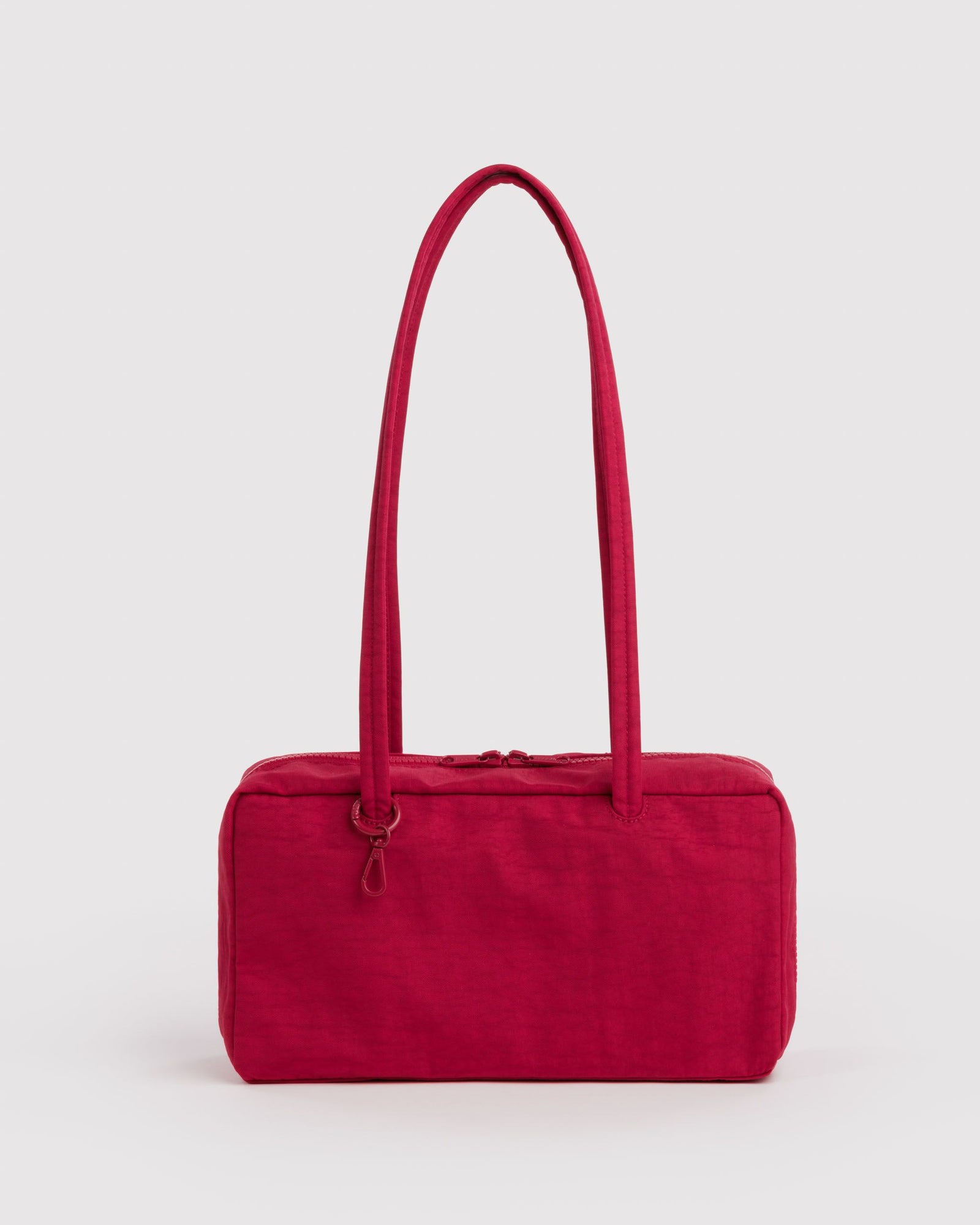 Nylon Bowler Bag - Cherry