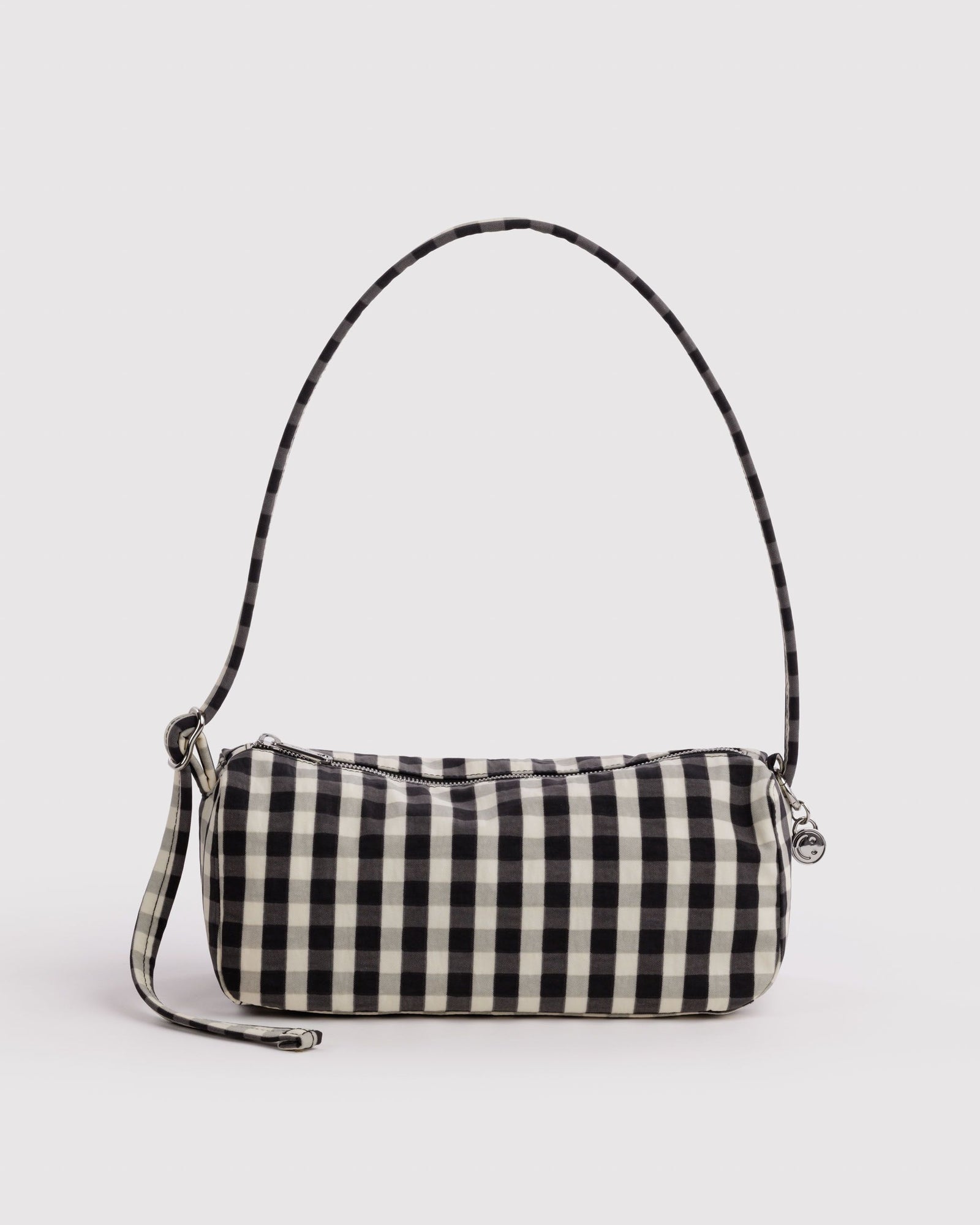 Nylon Loaf Bag - Black and Cream Gingham