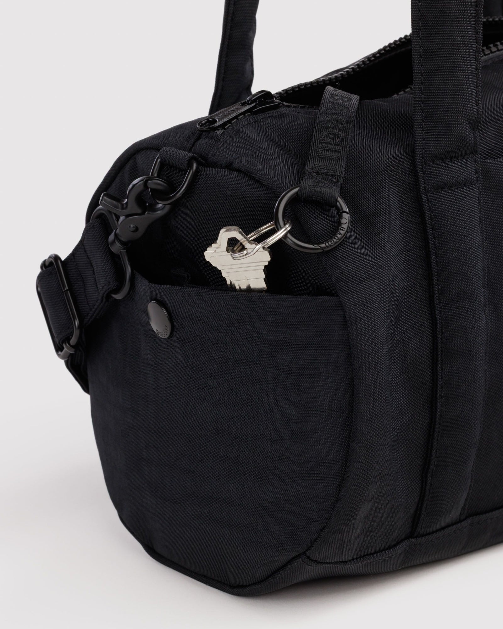 Nylon Duffle Bag - Black