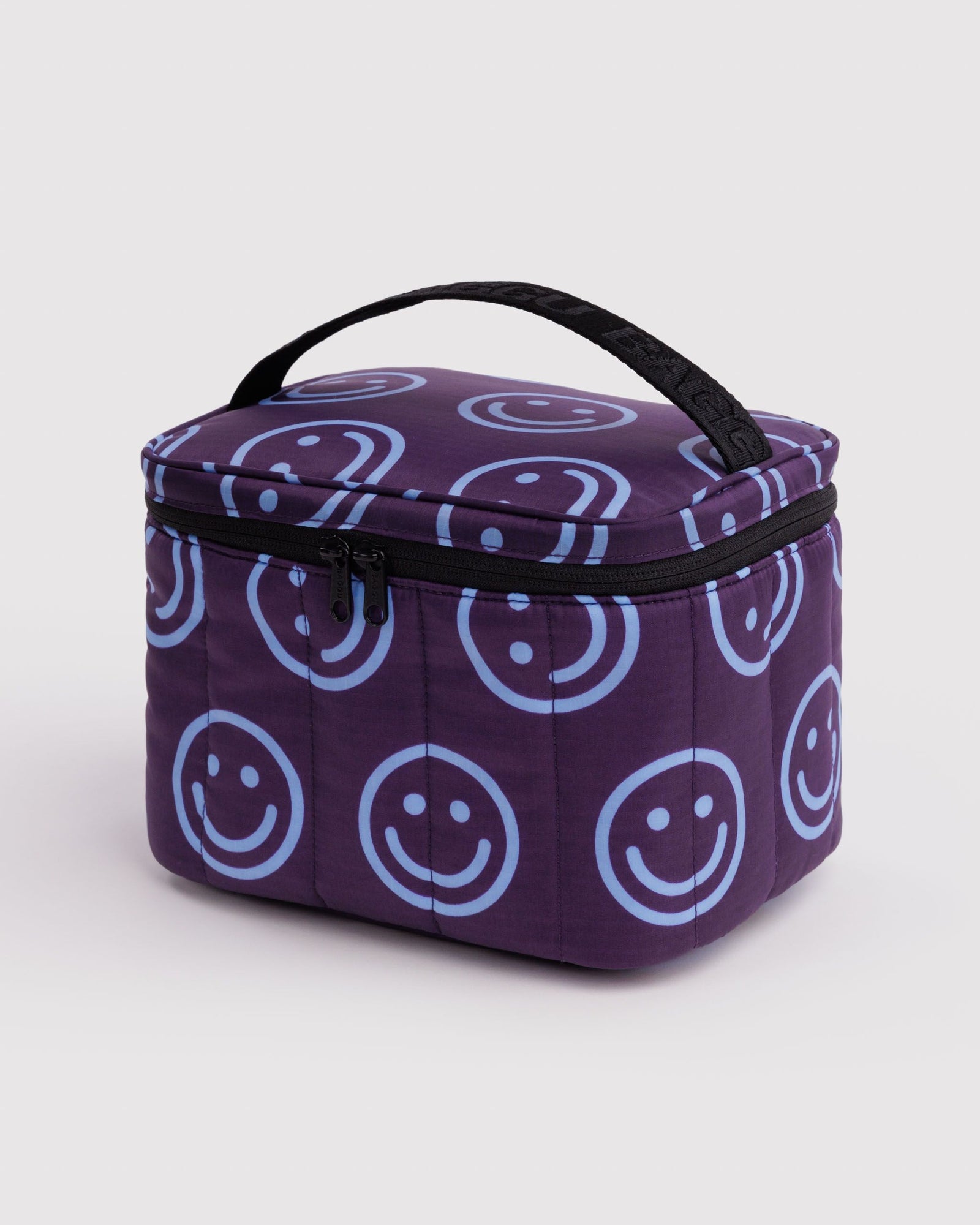 Puffy Lunch Bag - Indigo Happy