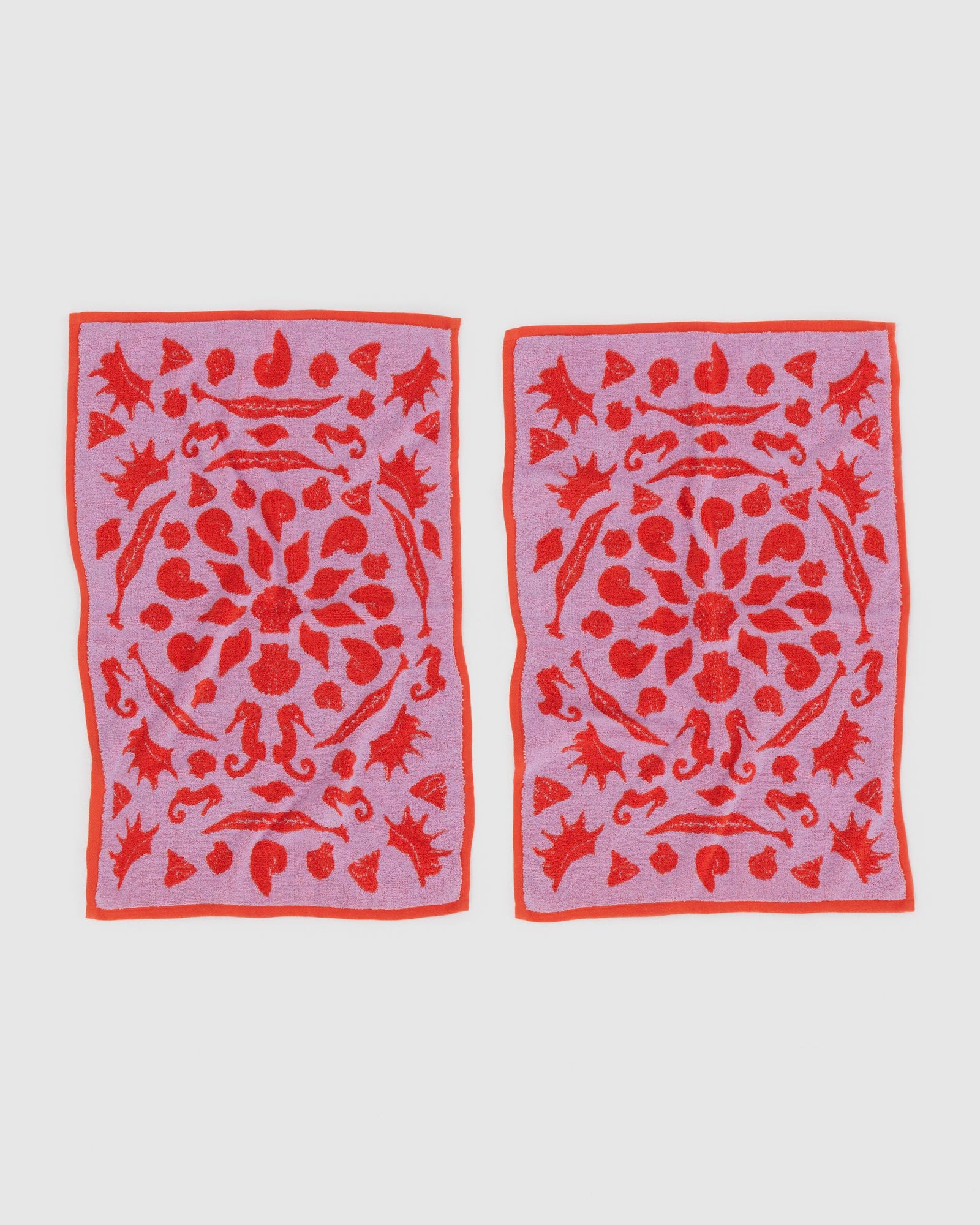 Hand Towel Set of 2 - Sea Shells